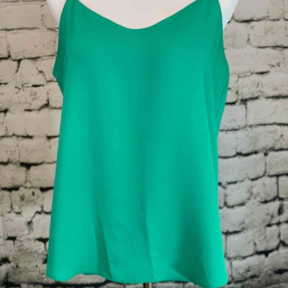 J.Crew Tall V-Neck Camisole (Green)